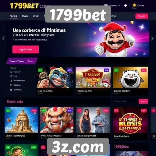 Interface do usuário do site 1799bet é intuitiva