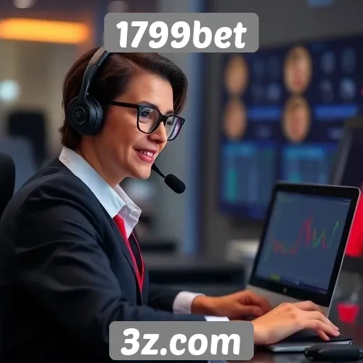 O suporte ao cliente do site 1799bet