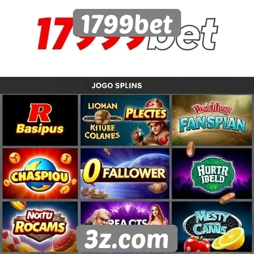 Avaliação da variedade de jogos disponíveis na plataforma 1799bet